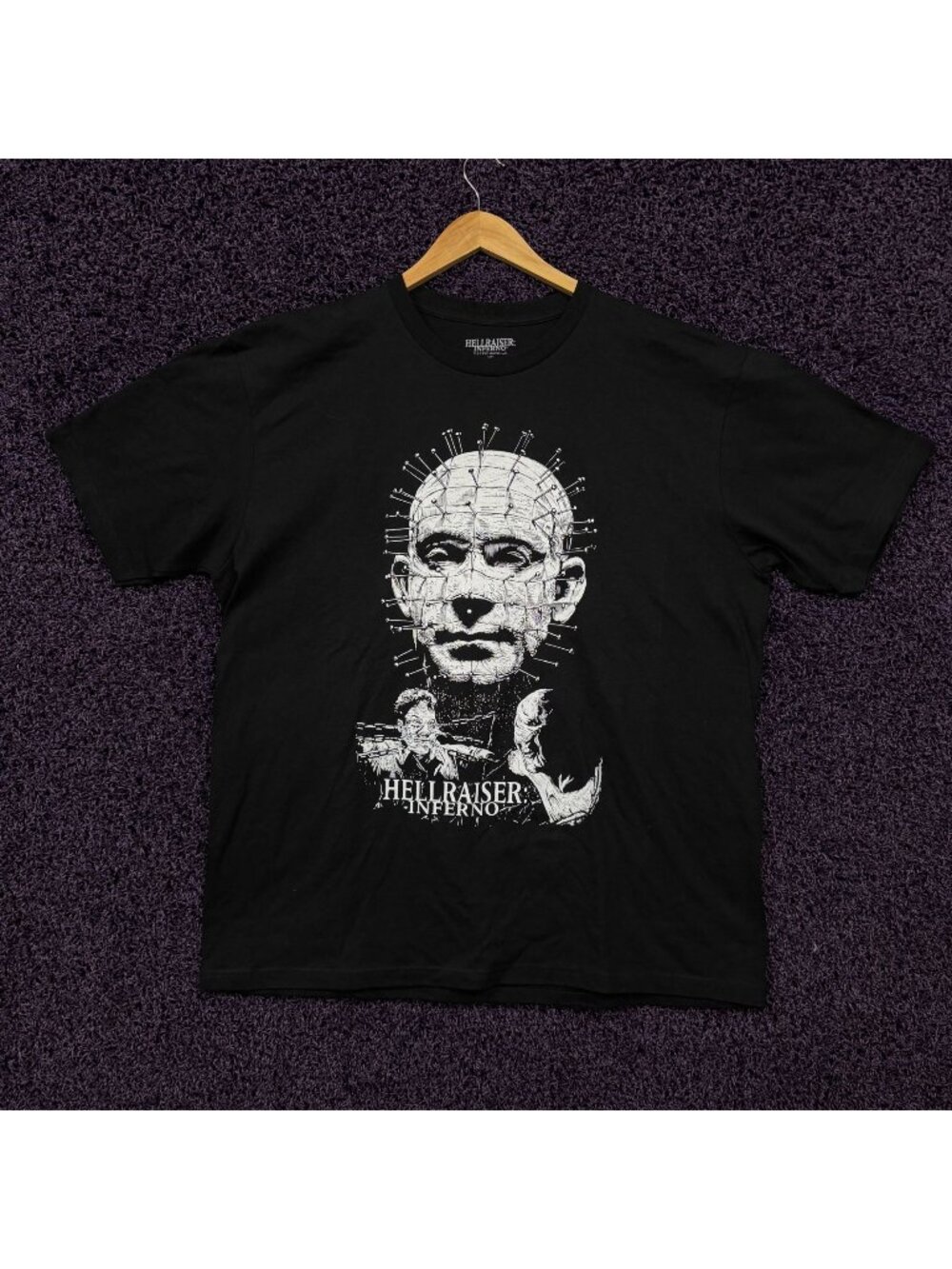 Hellraiser Pin Head Welcome To Hell tshirt size extra large